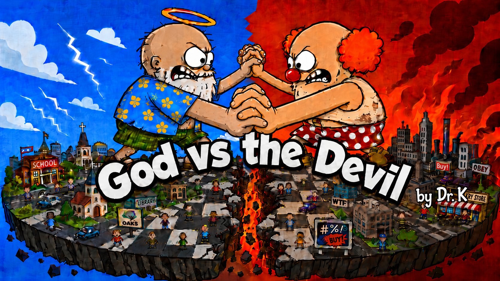 God vs the Devil — by Dr. K