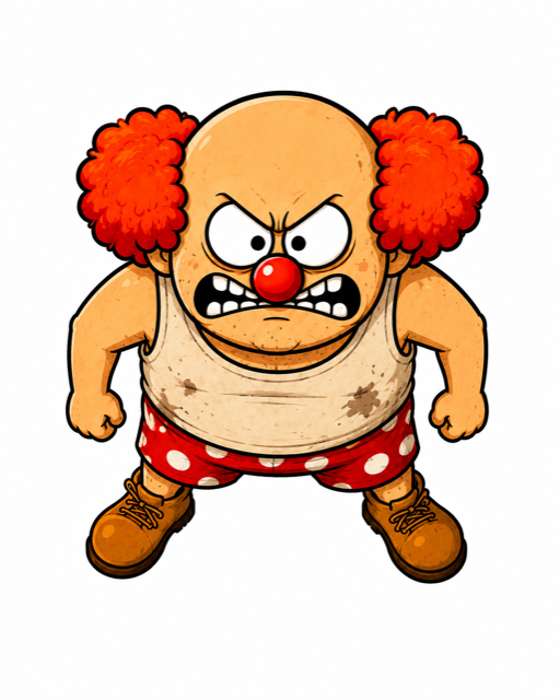 Nick Scratch, the “Not The Devil” cartoon character from God vs the Devil, a 13+ animated comedy with adult crossover by Dr. K